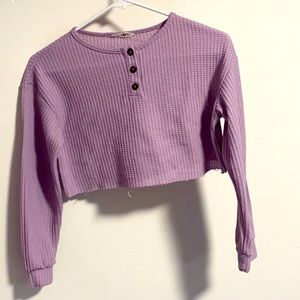 Light purple crop top from shein!
